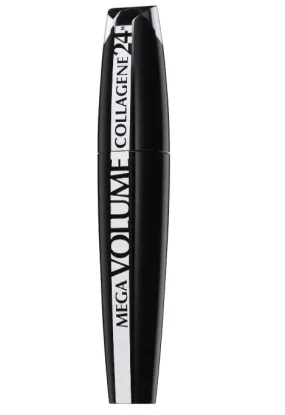 2 x L'Oreal Paris Mega Volume Collagene 24HR 9ml Mascara - Extra Black