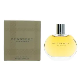 2pcs Burberry by Burberry, 3.3 oz Eau De Parfum Spray for Women