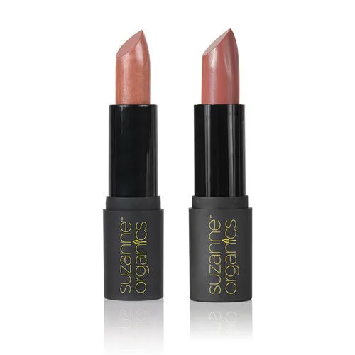 Antique Rose   Caramelized Peach Sheer Satin Lipstick Duo