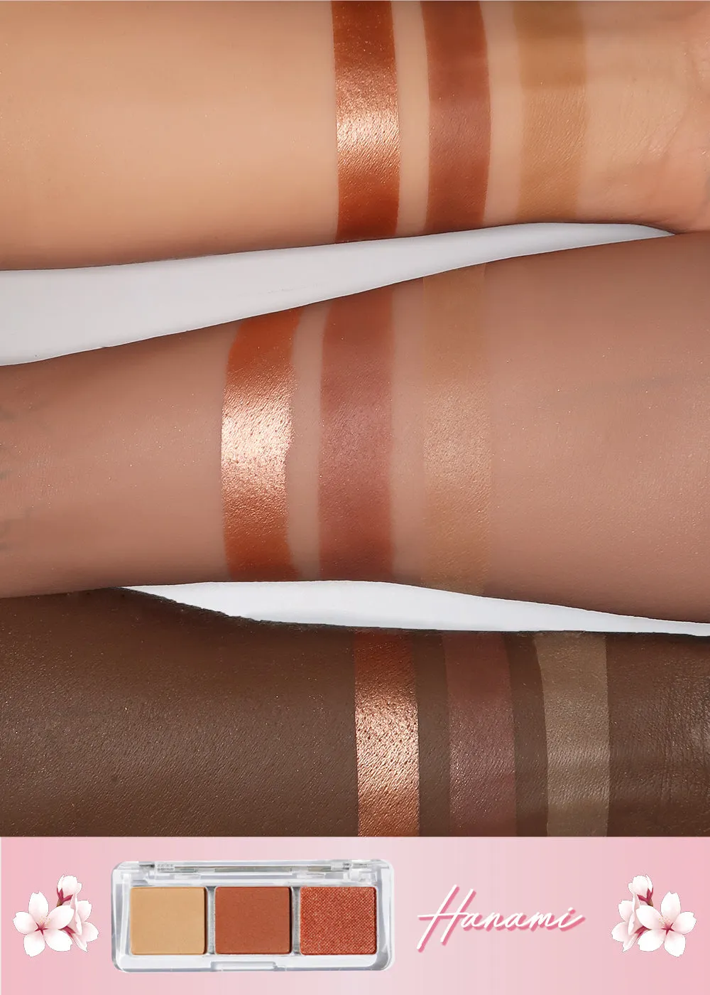 AOA Cherry Blossom 3-Color Eyeshadow Palettes