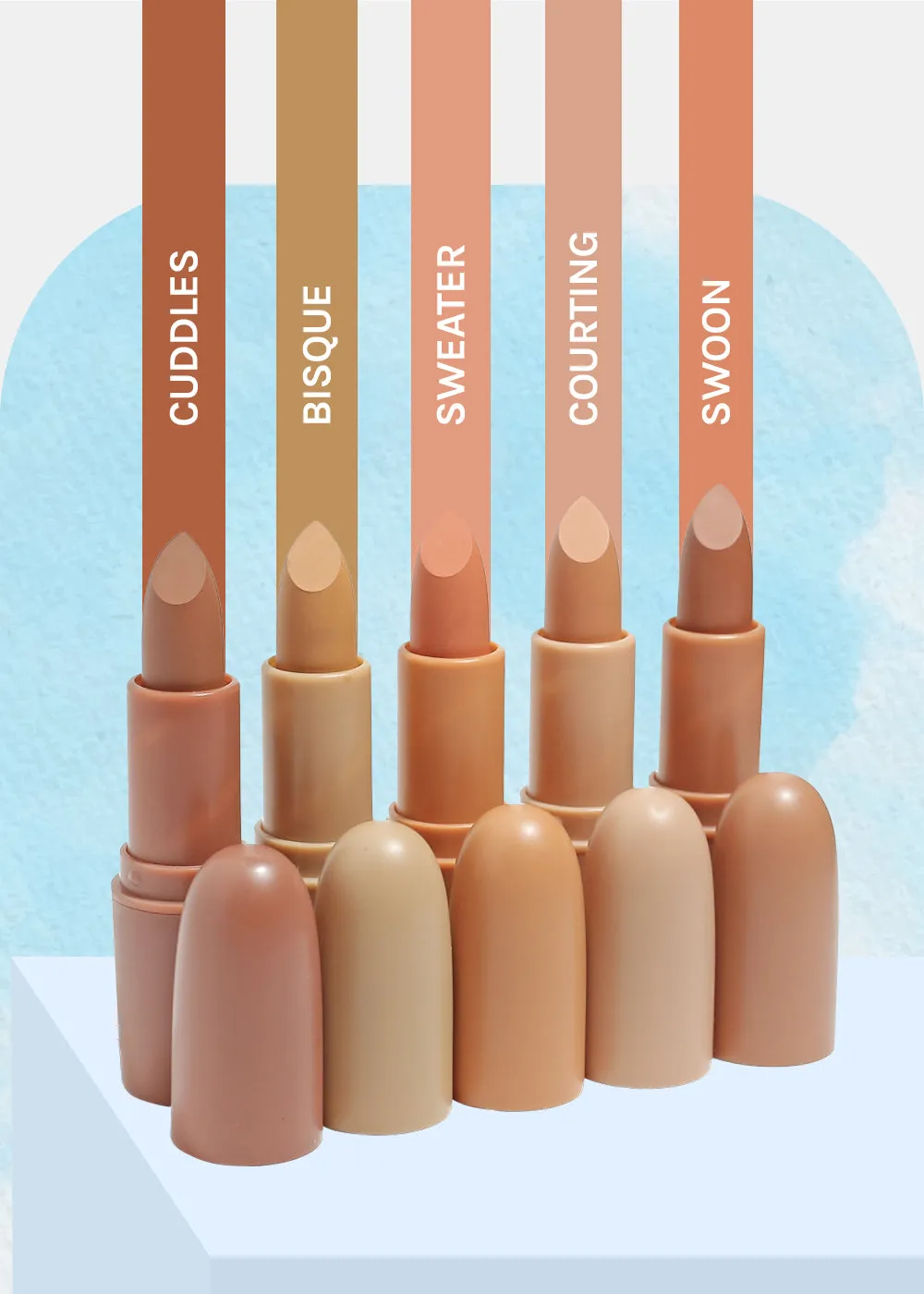 AOA Dreamy Lipstick - 5 New Shades