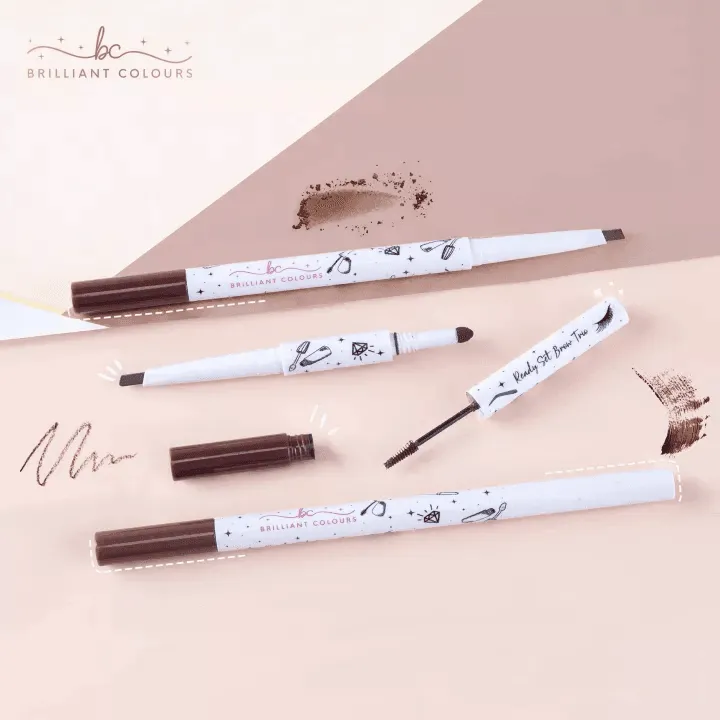 Brilliant Skin Colours Ready Set Eye Brow Trio - 1.84g (Fearless)