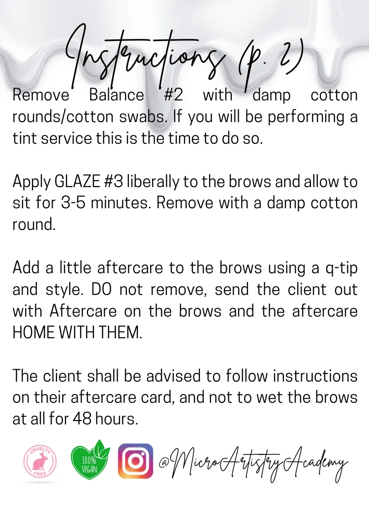 Brow Lamination Training Kit, NO COURSE