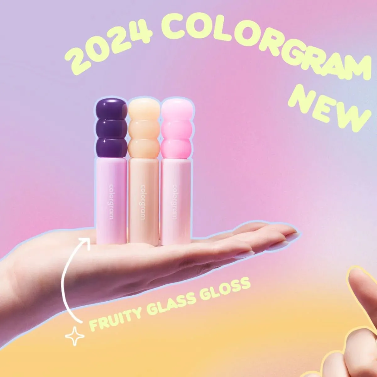 COLORGRAM Fruity Glass Gloss 3g - 3 Color to Choose