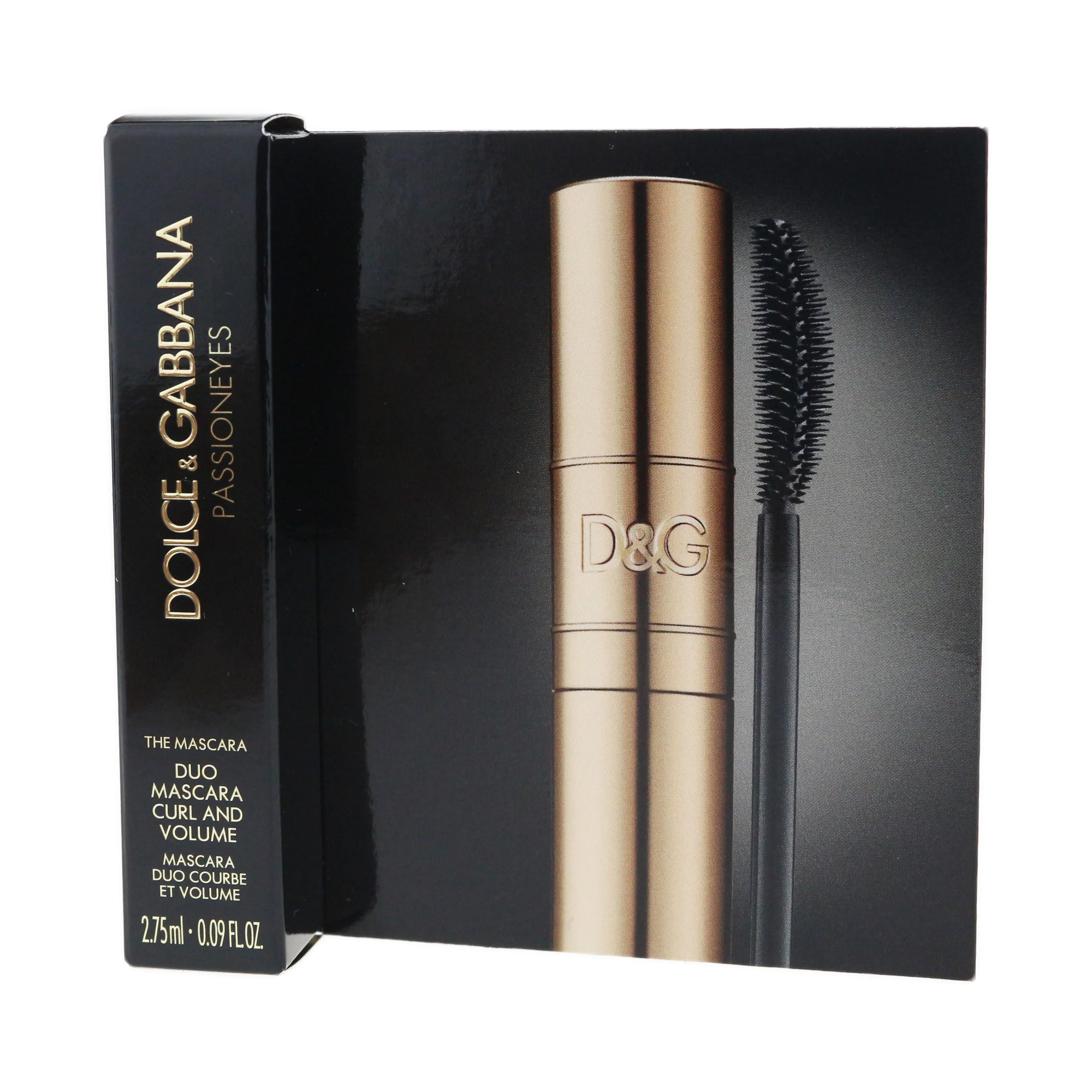 Dolce & Gabbana Passioneyes Duo Mascara Curl And Volume 0.09oz/2.75ml New In Box