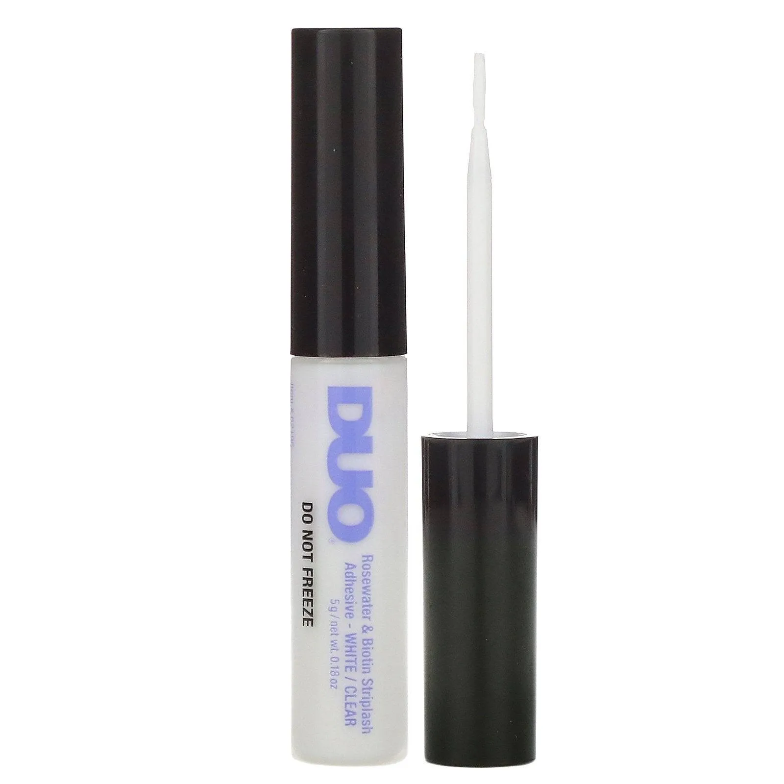 Duo - Rosewater & Biotin Striplash Adhesive White Clear - 5g