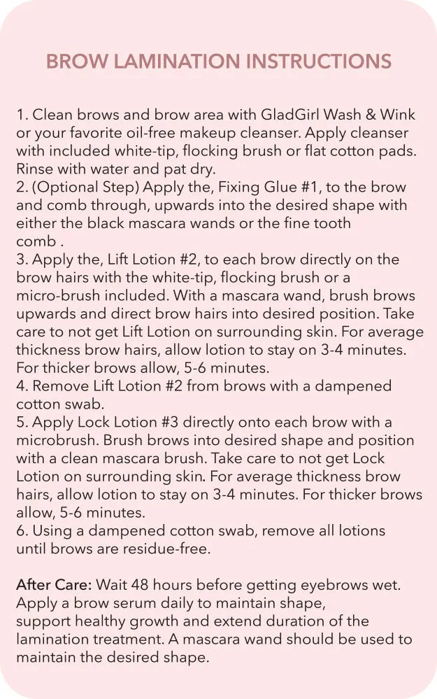 Eyebrow Lamination Kit