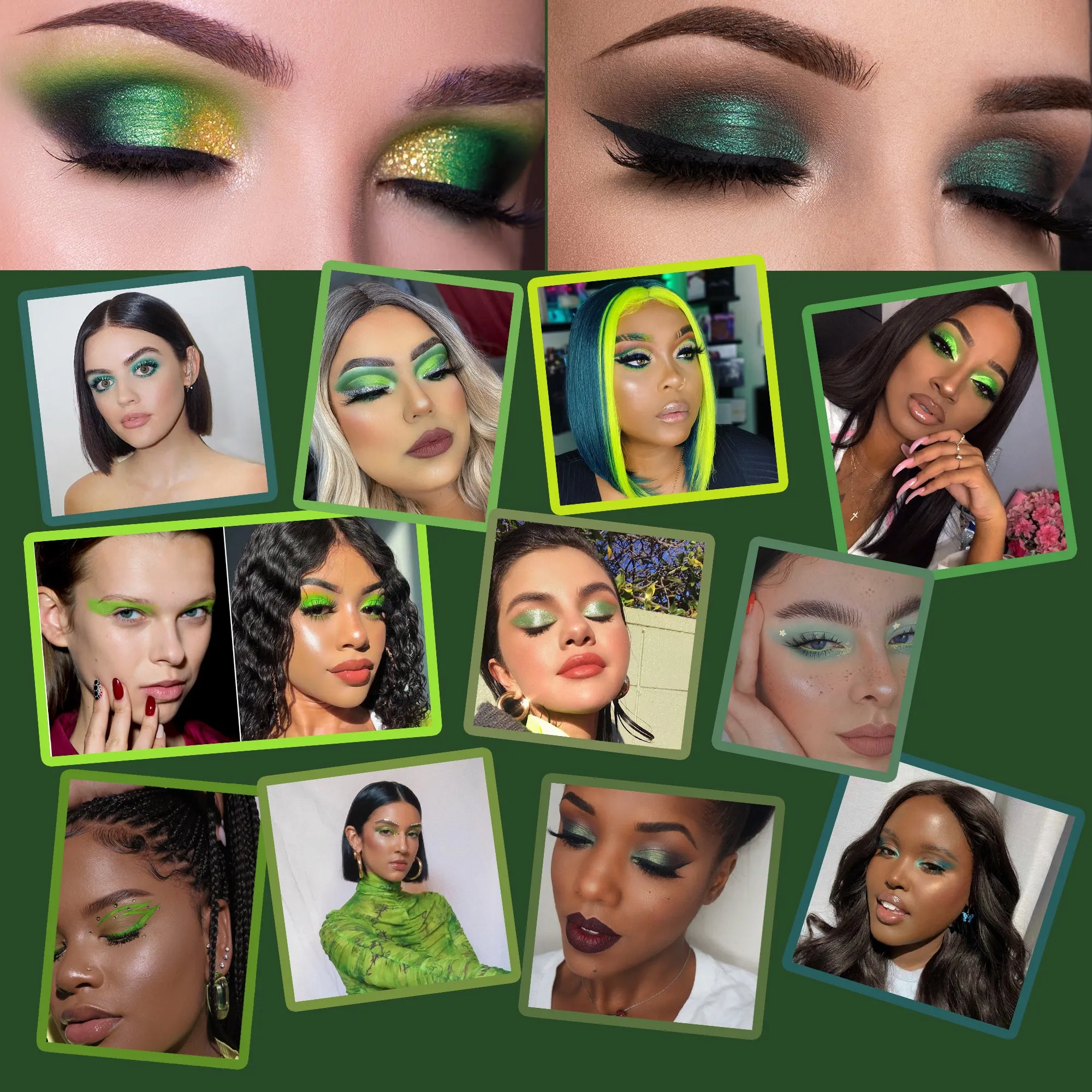 Gemstone Collection -9 Colors Shadow Palette(TIME)-GREEN series