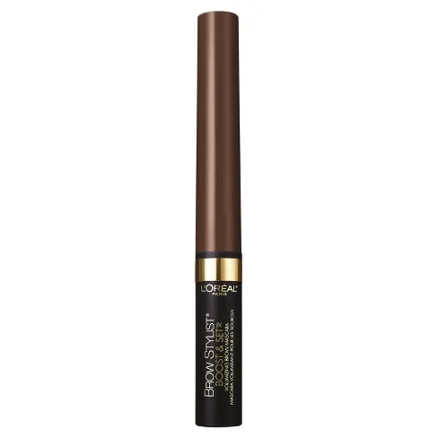 Loreal Brow Stylist Boost & Set Brow Mascara, Dark Brunette