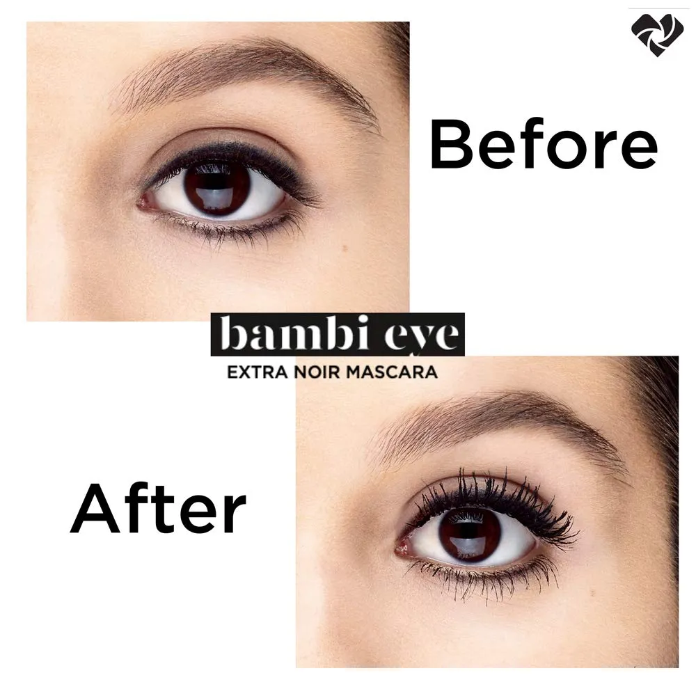 L'Oreal Paris Bambi Eye Washable Mascara 407 Black Noir