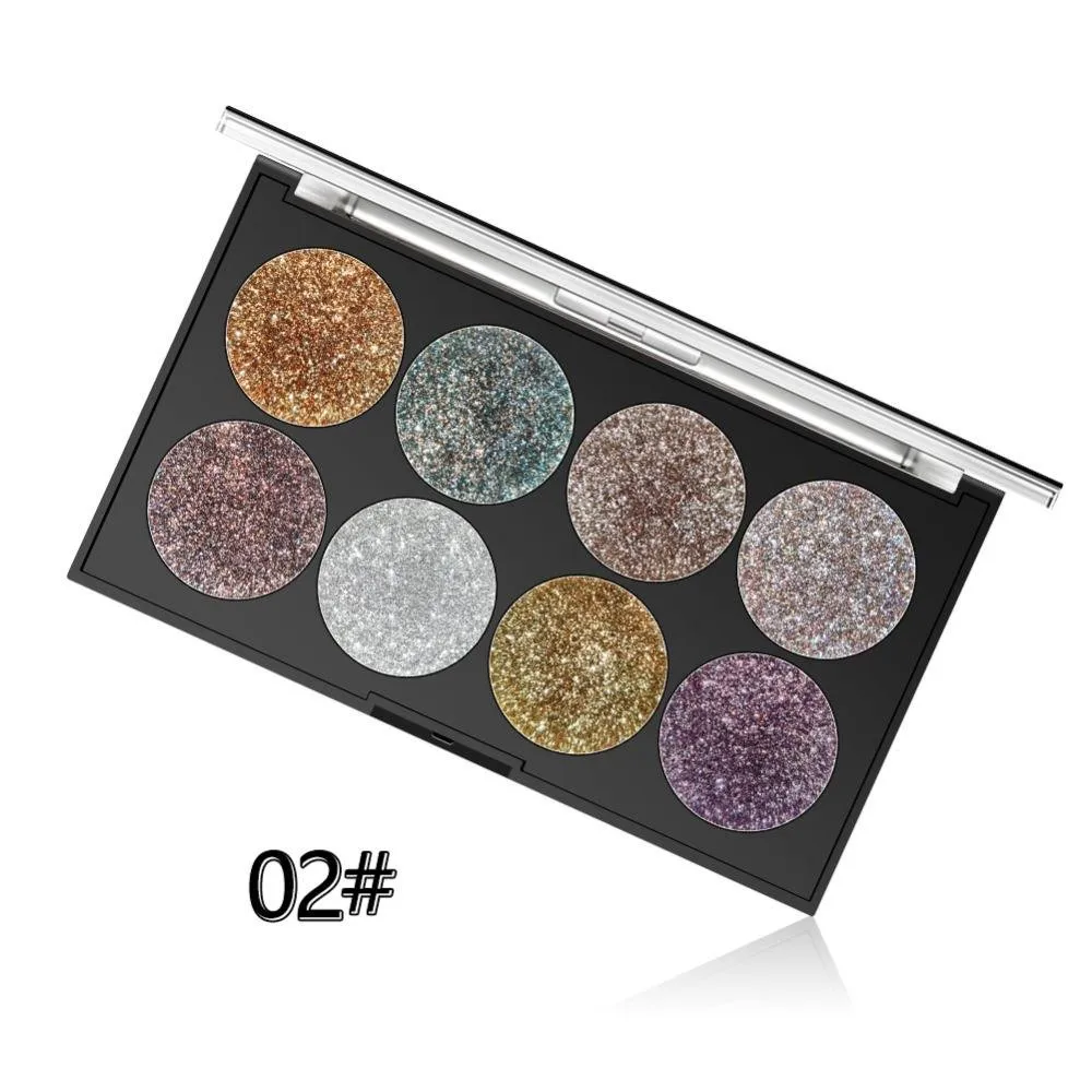 Miss Rose 8 Color Glitter Makeup Palette