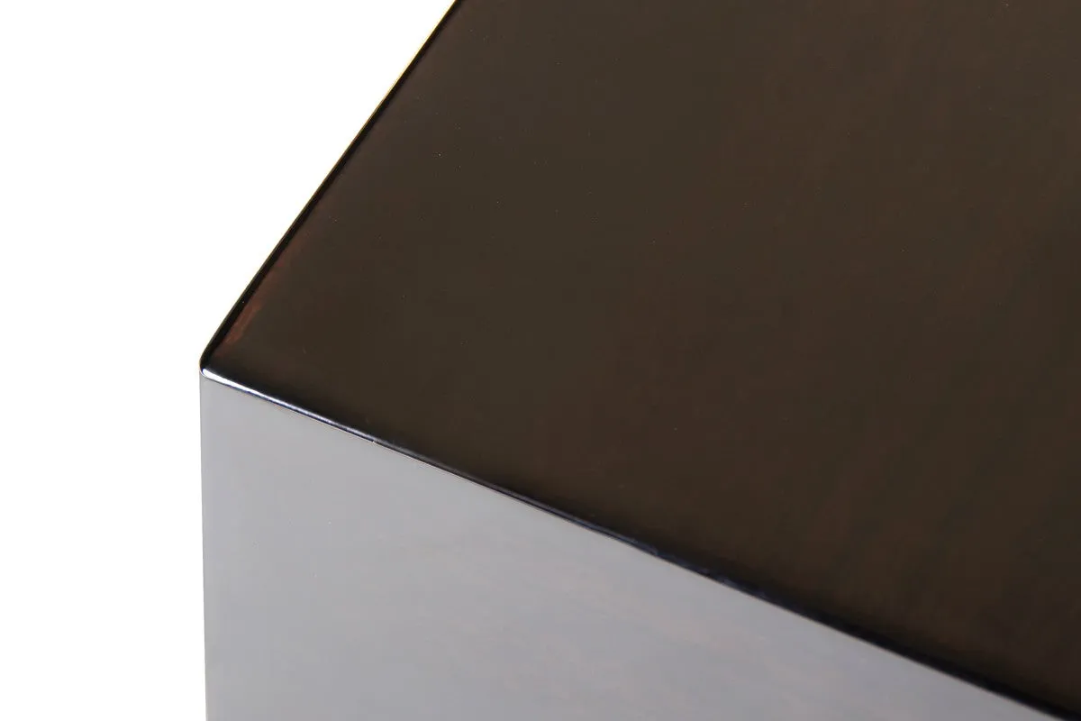Modrest Christa Modern Ebony High Gloss Dining Table