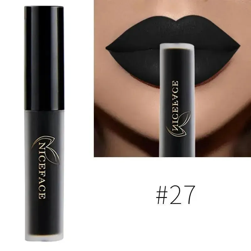 NICEFACE Nude Liquid Lipsticks - Waterproof Velvet Matte Lip Tint