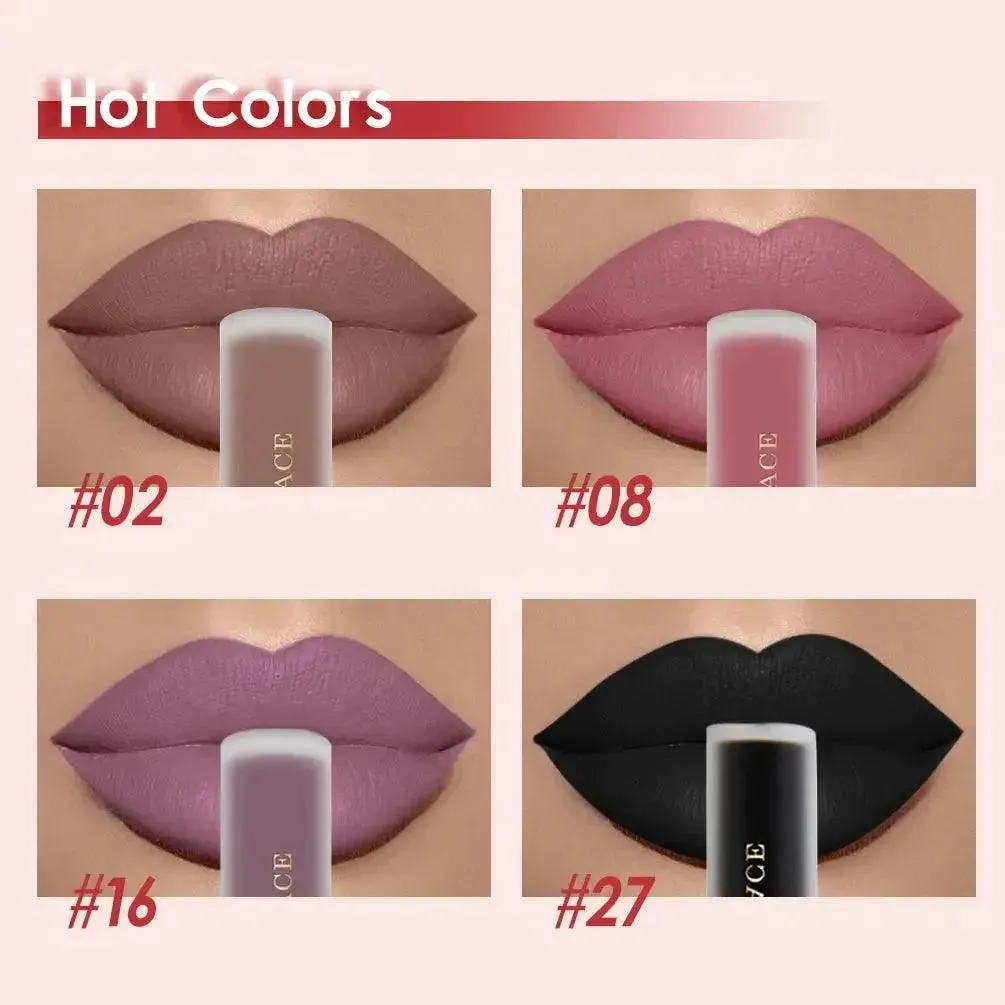 NICEFACE Nude Liquid Lipsticks - Waterproof Velvet Matte Lip Tint