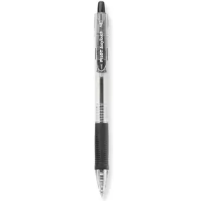 Pilot Easy Touch Black Ballpoint Pen, Medium, Retractable, Rubber Grip