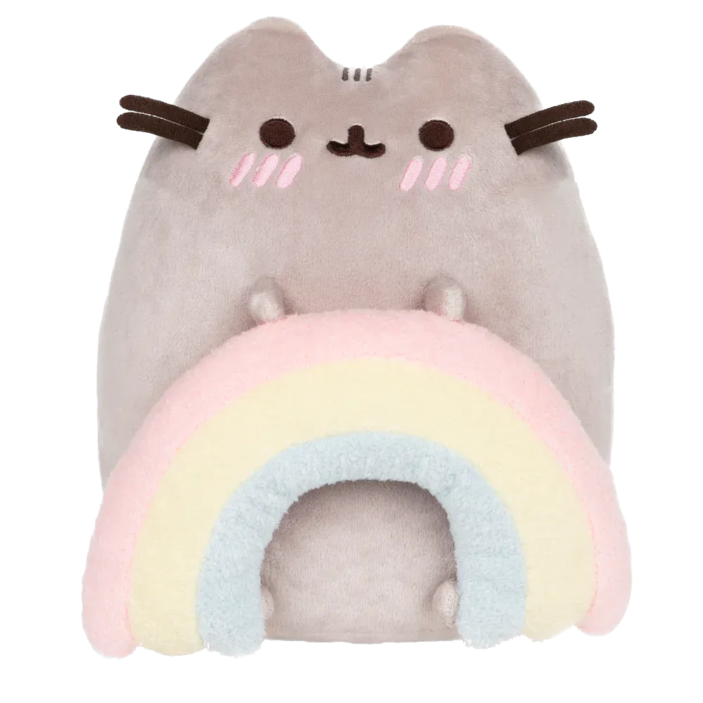 Pusheen with Rainbow Plush 9.5"