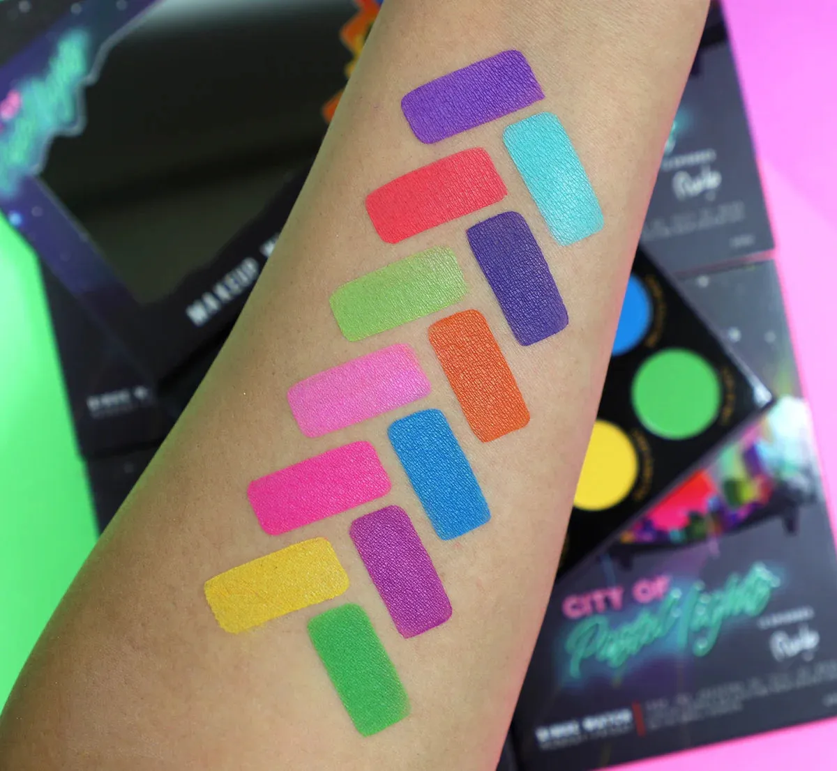 RUDE City of Pastel Lights - 12 Pastel Pigment & Eyeshadow Palette