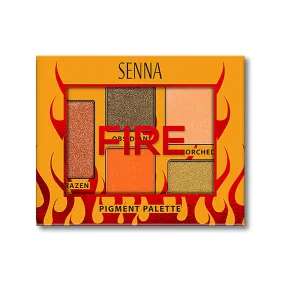 Senna Cosmetics Fire Pigment Eyeshadow Palette