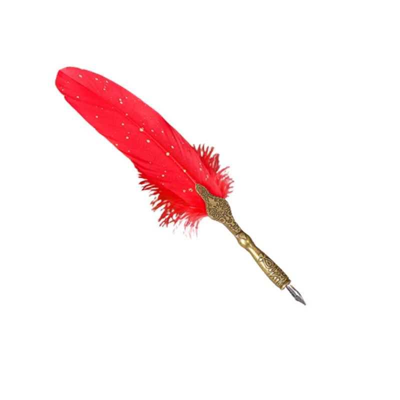 Wholesale Metal Feather Ink Pens
