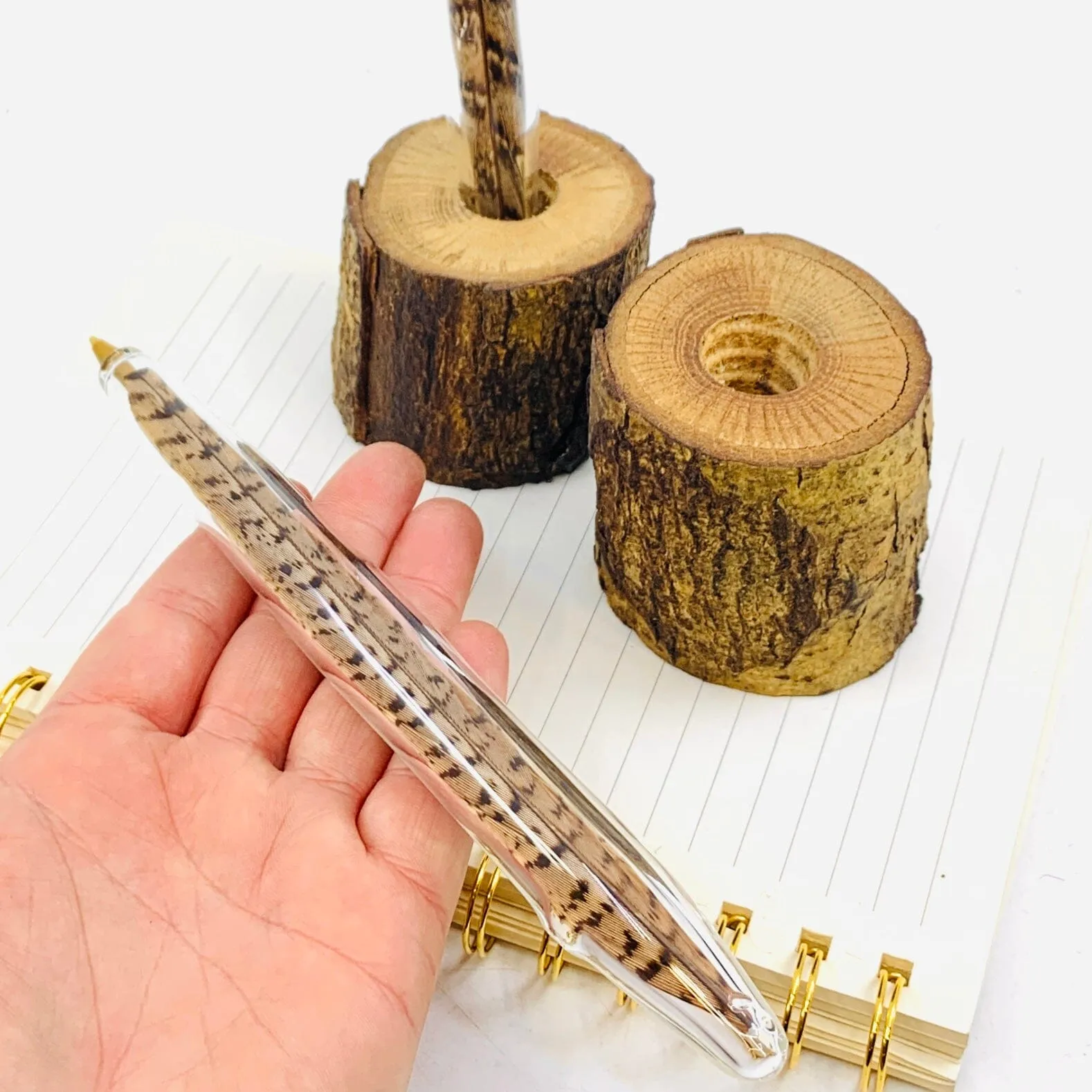 Wooden Pen Holder